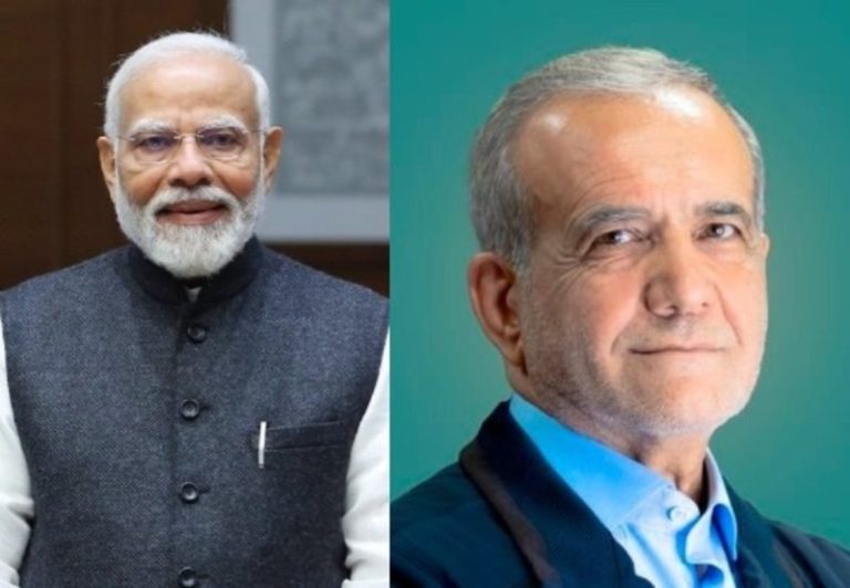 पीएम मोदी ने ईरानी राष्ट्रपति के साथ टेलीफोन पर की बातचीत