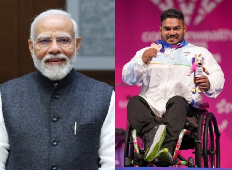 पीएम मोदी ने झंडू कुमार को कॉमनवेल्थ गेम्स 2026 में पुरुषों के हैवीवेट पैरा पावरलिफ्टिंग इवेंट में ब्रॉन्‍ज मेडल जीतने पर बधाई दी