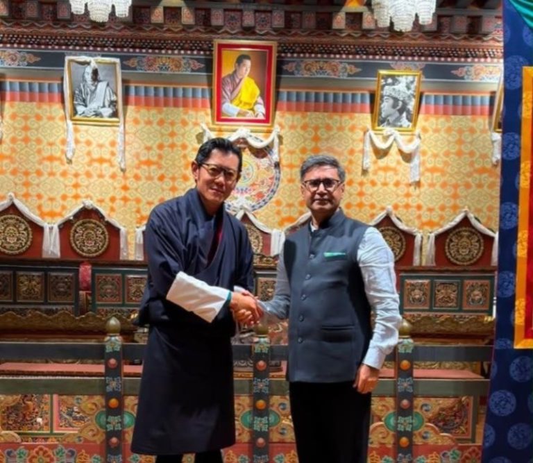 विदेश सचिव विक्रम मिस्री ने भूटान नरेश जिग्मे खेसर नामग्याल वांगचुक से मुलाकात की