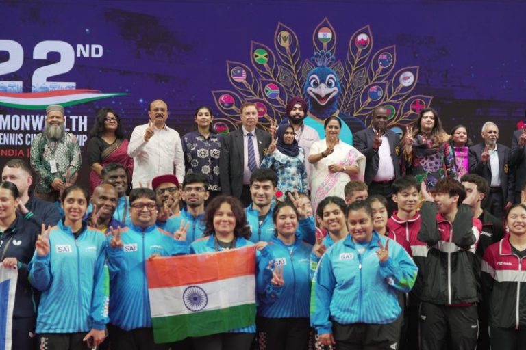 दिल्ली : सीएम रेखा गुप्ता ने 22वीं कॉमनवेल्थ टेबल टेनिस चैंपियनशिप 2026 का उद्घाटन किया