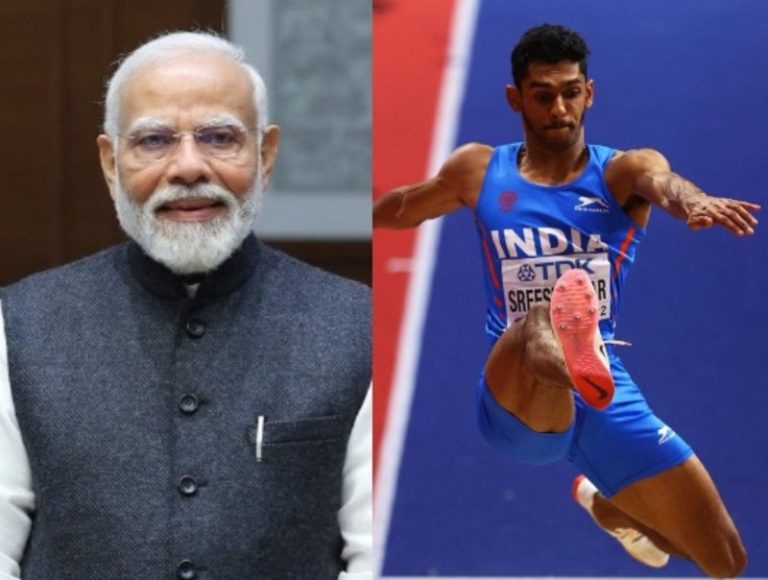 पीएम मोदी ने मुरली श्रीशंकर को कॉमनवेल्थ गेम्स 2026 में पुरुषों की लॉन्ग जंप में सिल्वर मेडल जीतने पर बधाई दीं