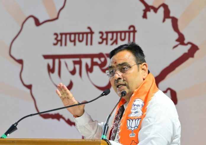 राजस्थान : सीएम भजनलाल शर्मा ने भाजपा विधायक दल की बैठक में प्रदेश के विकास, सुशासन और जनकल्याण से जुड़े विषयों पर चर्चा की