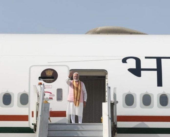 पीएम मोदी दो देशों की यात्रा पर ताशकंद के लिए हुए रवाना