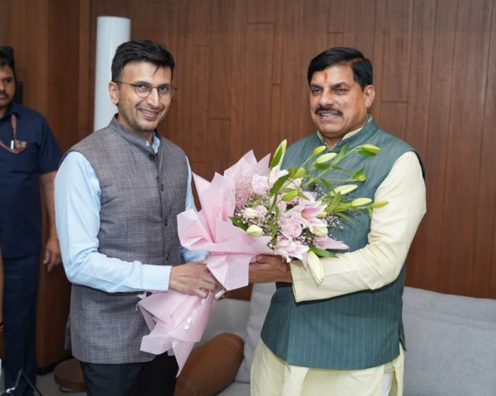 सीएम यादव ने इंडियन फार्मास्युटिकल अलायंस के अध्यक्ष एवं टॉरेंट फार्मास्युटिकल्स लिमिटेड के चेयरमैन समीर मेहता के साथ बैठक की