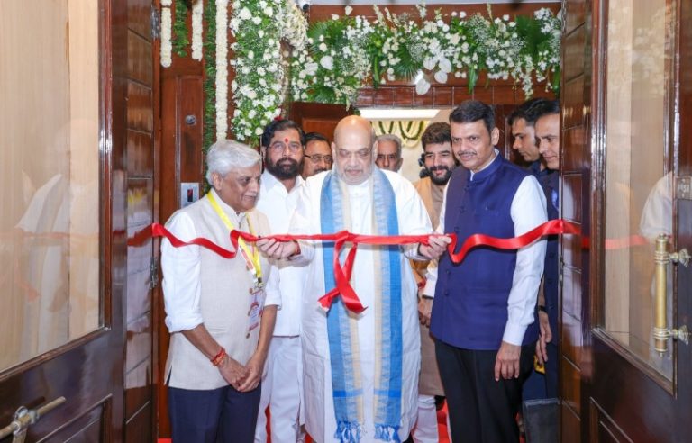 मुंबई : केंद्रीय गृह एवं सहकारिता मंत्री अमित शाह ने एनयूसीएफडीसी के नवीन कार्यालय परिसर का उद्घाटन किया