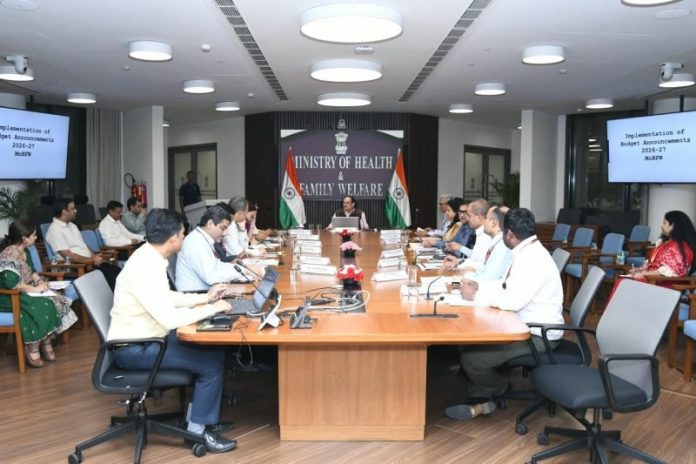 केंद्रीय मंत्री जेपी नड्डा ने केंद्रीय बजट 2026-27 में घोषित स्वास्थ्य क्षेत्र की प्रमुख पहलों की प्रगति की समीक्षा की