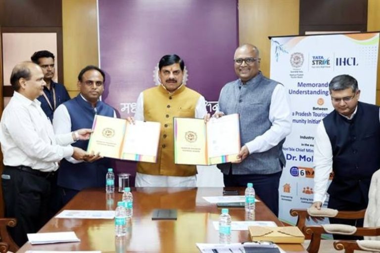 सीएम डॉ. मोहन यादव की उपस्थिति में मध्यप्रदेश पर्यटन बोर्ड और टाटा स्ट्राइव के मध्य हुआ एमओयू