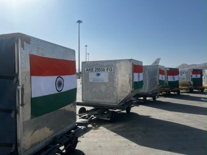 भारत ने काबुल के एक सरकारी अस्पताल को दवाइयाँ और चिकित्सा से जुड़ी जरुरी चीजे पहुँचाई