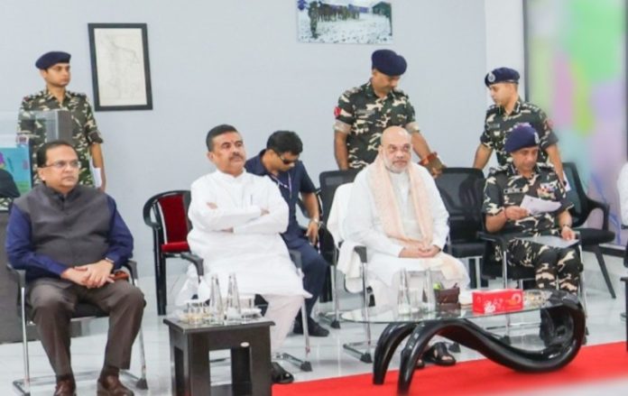 सिलीगुड़ी : केंद्रीय गृह मंत्री शाह ने सीमा सुरक्षा को लेकर एसएसबी के जवानों की रणनीति और आधुनिक तकनीकी क्षमताओं का अवलोकन किया