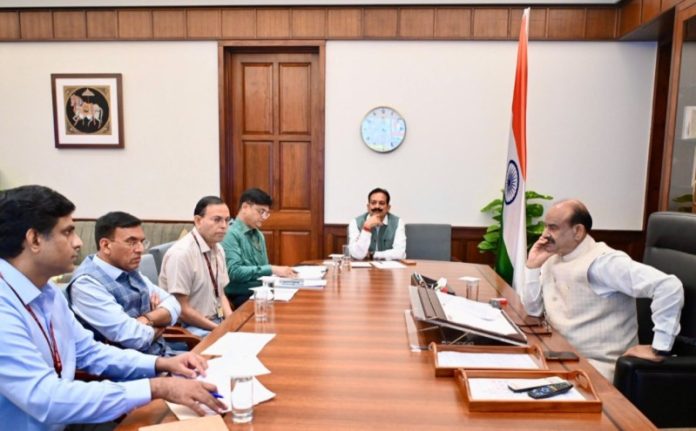 लोकसभा अध्यक्ष ओम बिरला ने कोटा-बूंदी को खेल के क्षेत्र में नई पहचान दिलाने की दिशा में केंद्रीय मंत्री मनसुख मांडविया के साथ चर्चा की