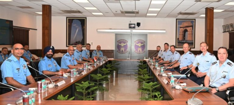 नई दिल्ली : भारतीय वायु सेना और जर्मन वायु एवं अंतरिक्ष बल के बीच हुई पहली ‘एयर स्टाफ वार्ता’