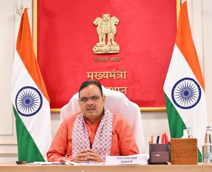 राजस्थान : सीएम भजनलाल शर्मा ने राज-उन्नति के माध्यम से प्रदेश में चल रहे विकास कार्यों एवं जनकल्याणकारी योजनाओं की प्रगति की समीक्षा की