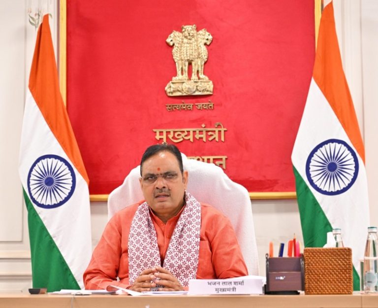 राजस्थान : सीएम भजनलाल शर्मा ने राज-उन्नति के माध्यम से प्रदेश में चल रहे विकास कार्यों एवं जनकल्याणकारी योजनाओं की प्रगति की समीक्षा की