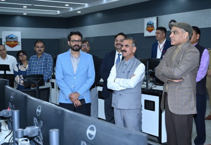 हिमाचल प्रदेश : सीएम सुखविंदर सिंह सुक्खू ने सचिवालय में स्टेट इमरजेंसी रिस्पांस सेंटर का औचक निरीक्षण किया