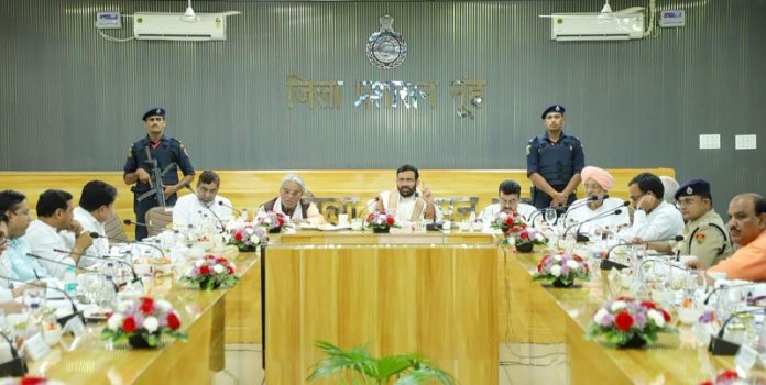 हरियाणा : सीएम नायब सिंह सैनी ने एमडीबी की 32वीं बैठक में नूंह जिले के समग्र एवं संतुलित विकास से जुड़े विभिन्न विषयों पर चर्चा की