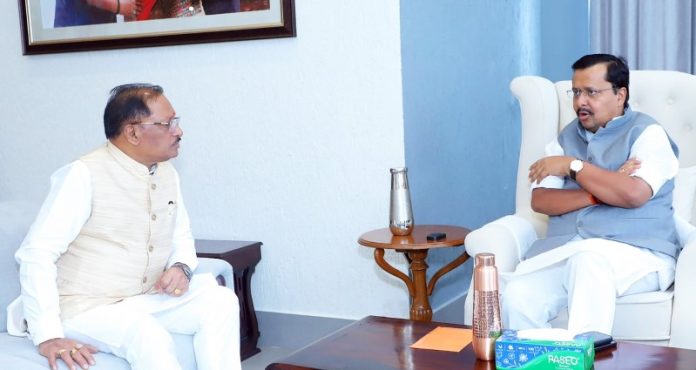 नई दिल्ली : छत्तीसगढ़ के मुख्यमंत्री विष्णुदेव साय ने भाजपा राष्ट्रीय अध्यक्ष नितिन नबीन से की मुलाकात नई दिल्ली : छत्तीसगढ़ के मुख्यमंत्री विष्णुदेव साय ने भाजपा राष्ट्रीय अध्यक्ष नितिन नबीन से की मुलाकात