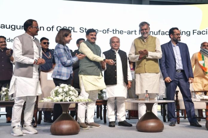 भिंड : सीएम यादव ने मालनपुर औद्योगिक क्षेत्र में गोदरेज कंज्यूमर प्रोडक्ट्स लिमिटेड की विस्तारित चौथी विनिर्माण इकाई का शुभारंभ किया
