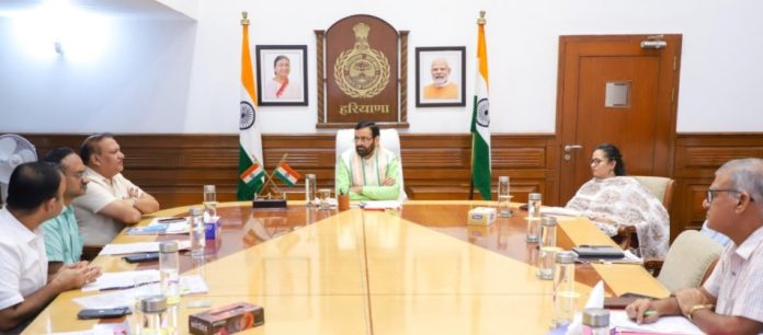 हरियाणा : सीएम नायब सिंह सैनी ने चंडीगढ़ में स्टेट फाइनेंस कमेटी की बैठक की अध्यक्षता की