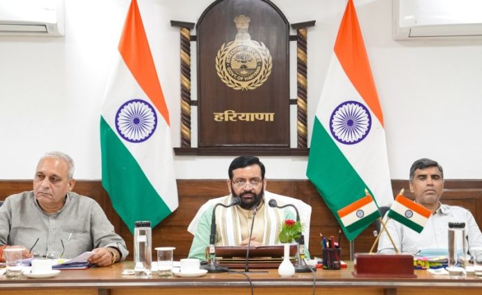 हरियाणा : सीएम नायब सिंह सैनी ने चंडीगढ़ में हाई पावर परचेज कमेटी की बैठक की अध्यक्षता की हरियाणा : सीएम नायब सिंह सैनी ने चंडीगढ़ में हाई पावर परचेज कमेटी की बैठक की अध्यक्षता की