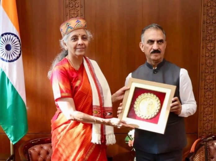 नई दिल्ली : केंद्रीय वित्त मंत्री निर्मला सीतारमण से हिमाचल प्रदेश के मुख्यमंत्री सुखविंदर सिंह सुक्खू ने मुलाकात की