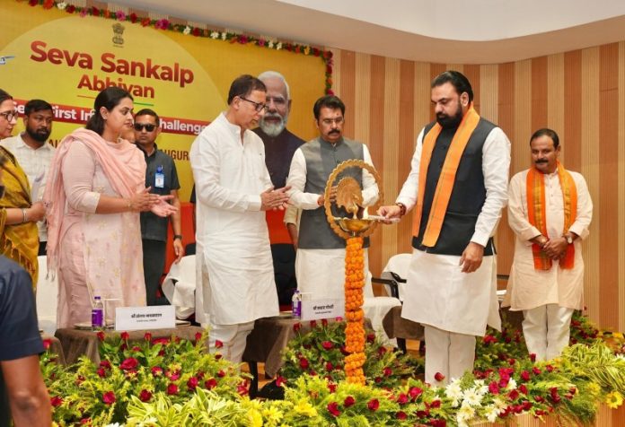 बिहार : सीएम सम्राट चौधरी ने पटना के तारामंडल में ‘सेवा संकल्प अभियान’ के तहत राष्ट्रीय इनोवेशन चैलेंज कार्यक्रम का शुभारंभ किया