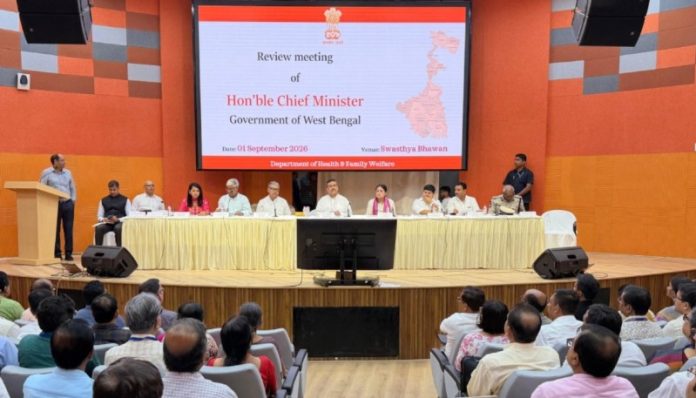 पश्चिम बंगाल : सीएम सुवेंदु अधिकारी ने स्वास्थ्य भवन में आयुष्मान भारत और डेंगू की स्थिति पर समीक्षा बैठक में भाग लिया पश्चिम बंगाल : सीएम सुवेंदु अधिकारी ने स्वास्थ्य भवन में आयुष्मान भारत और डेंगू की स्थिति पर समीक्षा बैठक में भाग लिया