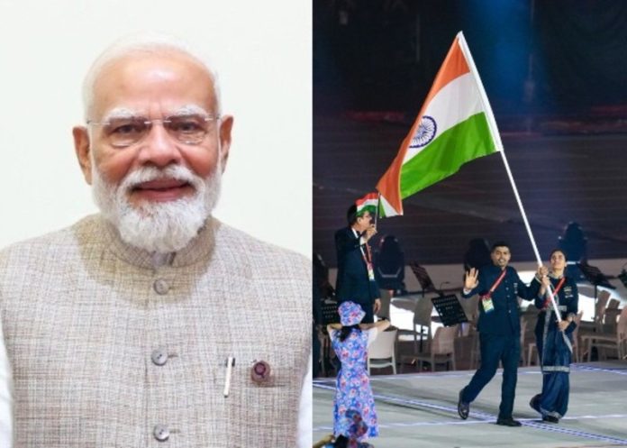 पीएम मोदी ने एशियाई खेलों के लिए भारतीय दल को शुभकामनाएं दीं