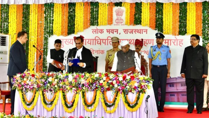 राजस्थान : जस्टिस संजय कुमार अग्रवाल ने राजस्थान उच्च न्यायालय के मुख्य न्यायाधीश के रूप में ली शपथ