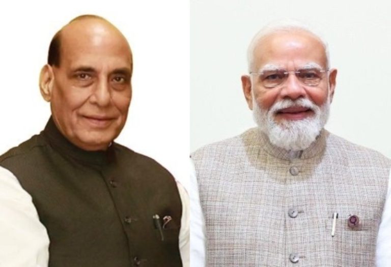 रक्षा मंत्री राजनाथ सिंह ने ब्रिक्स शिखर सम्मेलन की सफलता के लिए पीएम मोदी को बधाई दी