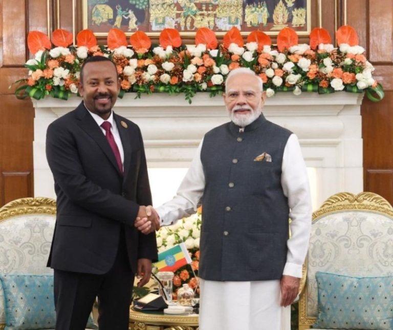 पीएम मोदी ने नई दिल्ली में 18वें ब्रिक्स शिखर सम्मेलन के दौरान इथियोपिया के पीएम डॉ. अबी अहमद अली से मुलाकात की