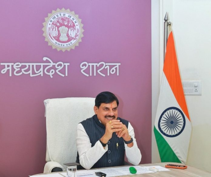 मप्र : सीएम यादव ने भोपाल से वर्चुअली जुड़कर भिंड जिले में आयोजित 