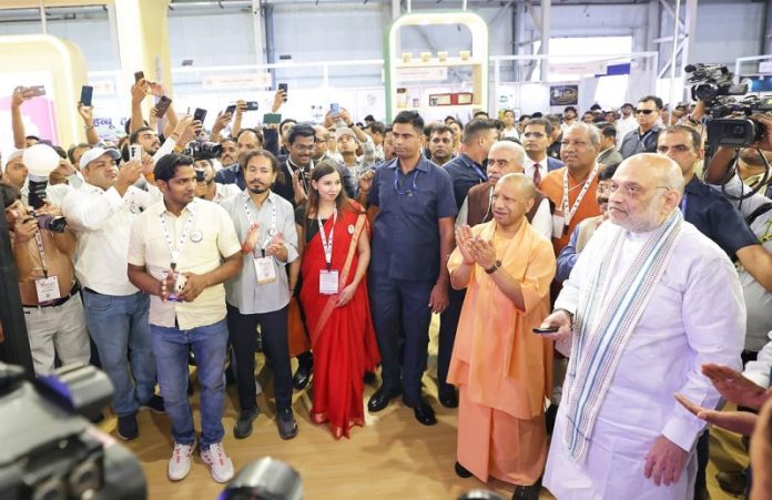 ग्रेटर नोएडा : केंद्रीय गृह मंत्री अमित शाह ने 'यूपी इंटरनेशनल ट्रेड शो 4.0' का शुभारंभ किया