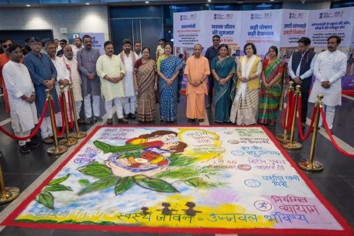 वाराणसी : केंद्रीय मंत्री अन्नपूर्णा देवी ने यूपी के सीएम योगी की उपस्थिति में 9वें राष्ट्रीय पोषण माह 2026 का किया शुभारंभ