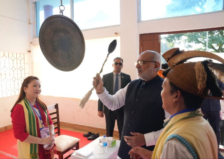 अरुणाचल प्रदेश : उपराष्ट्रपति सीपी राधाकृष्णन ने ईटानगर में ‘न्येदार नामलो’ का दौरा किया