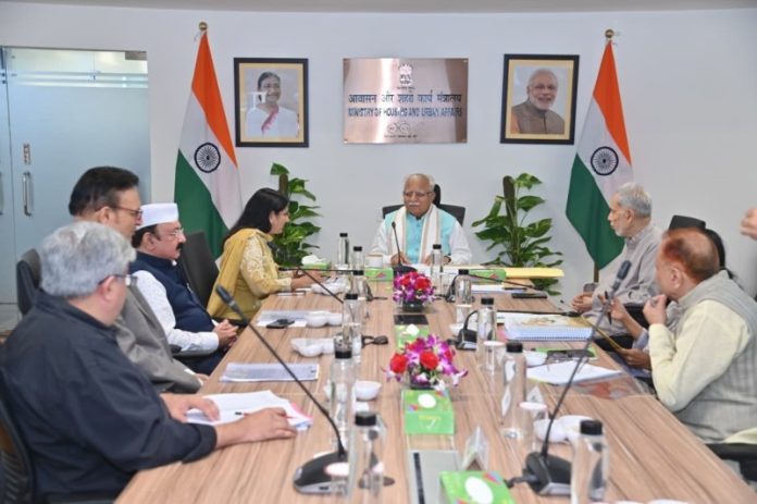 केंद्रीय मंत्री मनोहर लाल ने राजघाट समाधि समिति की 124वीं बैठक की अध्यक्षता की