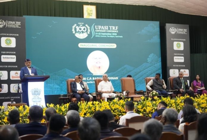तमिलनाडु : उपराष्ट्रपति सीपी राधाकृष्णन ने नीलगिरी जिले के कूनूर में यूपीएएसआई टी रिसर्च फाउंडेशन के शताब्दी सम्मेलन में हिस्सा लिया तमिलनाडु : उपराष्ट्रपति सीपी राधाकृष्णन ने नीलगिरी जिले के कूनूर में यूपीएएसआई टी रिसर्च फाउंडेशन के शताब्दी सम्मेलन में हिस्सा लिया