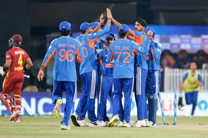 IND vs WI टी-20 सीरीज : भारत ने तीसरे टी-20 मैच में वेस्टइंडीज को 14 रन से हराया, सीरीज में बनाई 2-1 की बढ़त