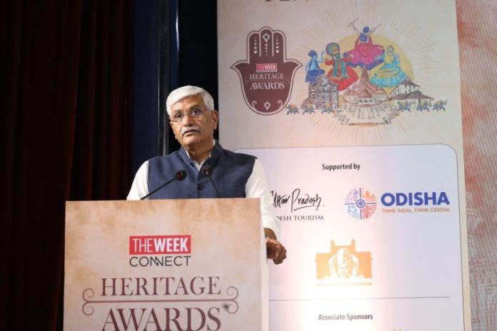 नई दिल्ली : केंद्रीय मंत्री गजेंद्र सिंह शेखावत ने द वीक हेरिटेज अवार्ड्स 2026 को संबोधित किया