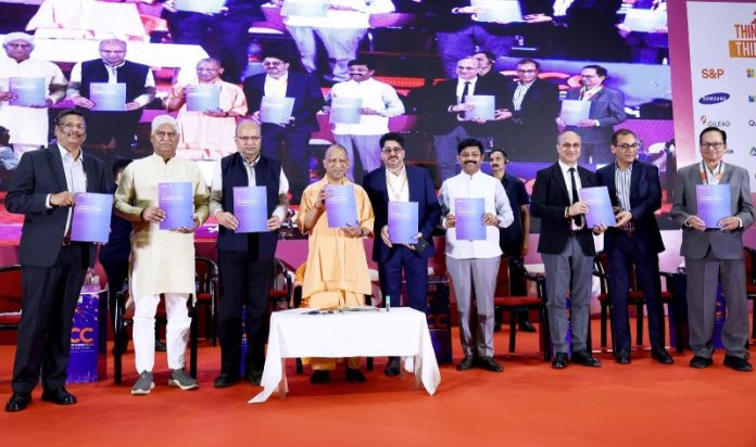 उप्र : सीएम योगी लखनऊ में आयोजित जीसीसी इनोवेशन समिट 2026 में हुए शामिल
