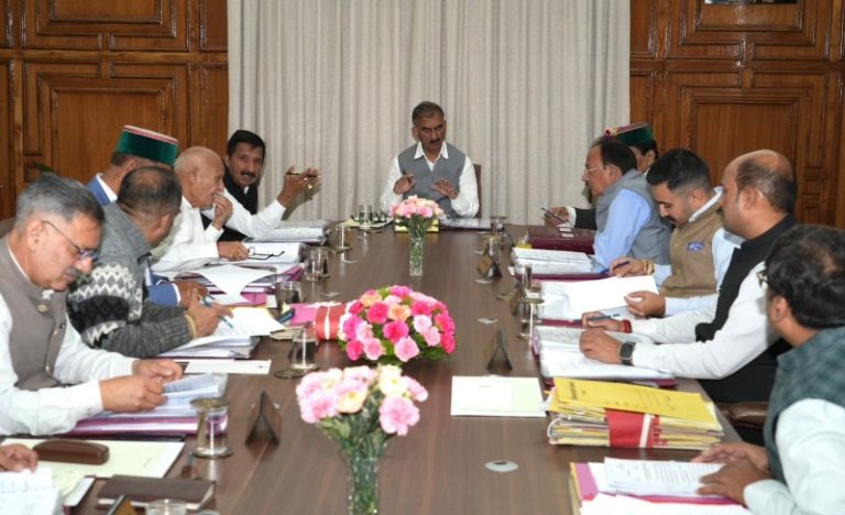हिमाचल प्रदेश : सीएम सुखविंदर सिंह सुक्खू ने सचिवालय में कैबिनेट बैठक की अध्यक्षता की