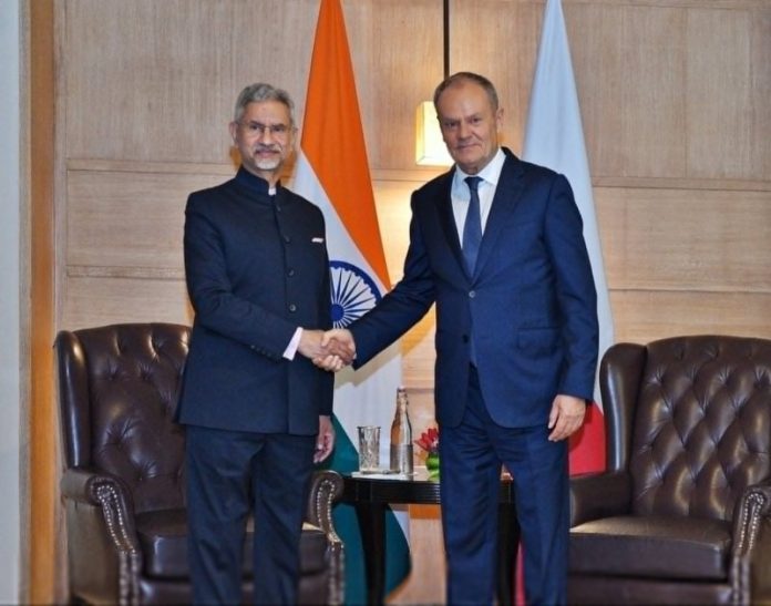 नई दिल्ली : विदेश मंत्री डॉ. एस. जयशंकर ने पोलैंड के प्रधानमंत्री डोनाल्ड टस्क से मुलाकात की