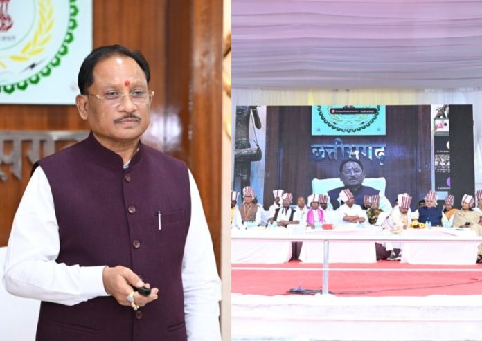 रायपुर : सीएम साय निवास कार्यालय से अंबिकापुर में आयोजित बाबा कार्तिक उरांव जन्म शताब्दी समारोह 2026 में वर्चुअली शामिल हुए